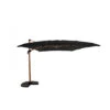 Parasol Déporté 3 X 4 M, Heat Transfert Effet Teck, Toile Anthracite Chiné 1 Parasol Déporté 3 X 4 M, Heat Transfert Effet Teck, Toile Anthracite Chiné -Petit Coin Vert Magasin parasol deporte 3 x 4 m heat transfert effet teck toile anthracite chine