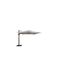 Parasol Déporté 3x3 M Elios Aluminium Birch