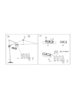 Parasol Déporté 3x3 M Elios Full LED Gris Chiné Foncé 23 Parasol Déporté 3x3 M Elios Full LED Gris Chiné Foncé -Petit Coin Vert Magasin parasol deporte 3x3 m elios full led gris chine fonce 8