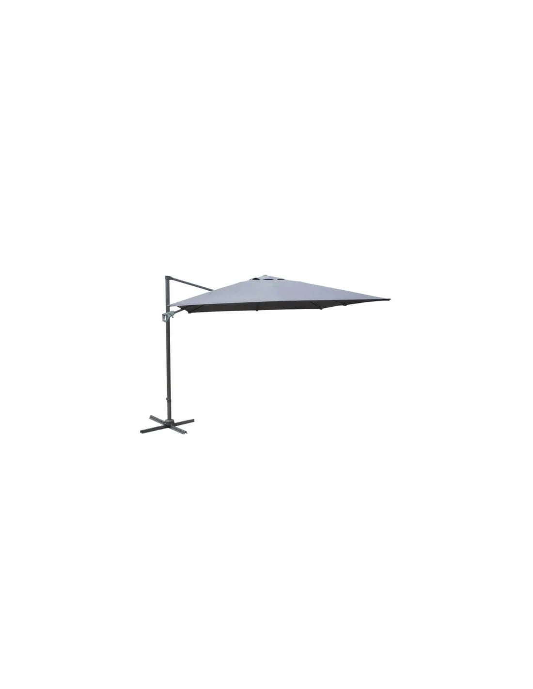 Parasol Déporté 3x4m - Aluminium Gris 3 Parasol Déporté 3x4m - Aluminium Gris