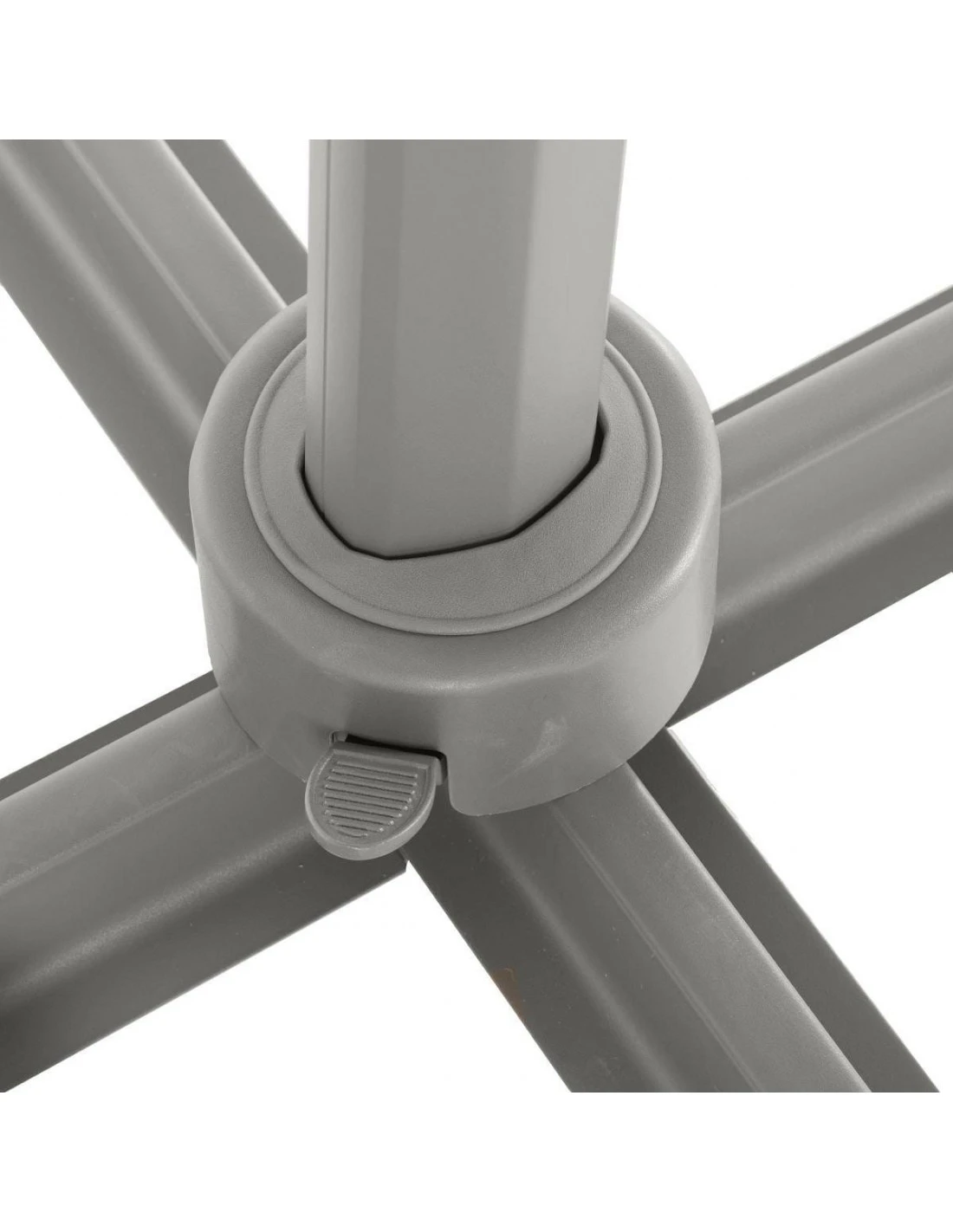 Parasol Déporté Carré Eléa 3 X 3 M - Graphite / Ardoise 6 Parasol Déporté Carré Eléa 3 X 3 M - Graphite / Ardoise – Image 4