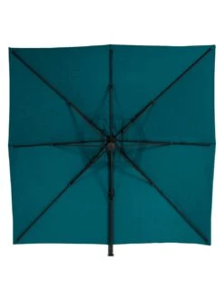 Parasol Déporté Carré Eléa 3 X 3 M - Toile Polyester 250g/m² - Bleu Canard 10 Parasol Déporté Carré Eléa 3 X 3 M - Toile Polyester 250g/m² - Bleu Canard -Petit Coin Vert Magasin parasol deporte carre elea 3 x 3 m toile polyester 250gm bleu canard 2