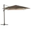 Parasol Déporté Carré Eléa 3 X 3 M - Toile Polyester 250g/m² - Noisette / Tonka 1 Parasol Déporté Carré Eléa 3 X 3 M - Toile Polyester 250g/m² - Noisette / Tonka -Petit Coin Vert Magasin parasol deporte carre elea 3 x 3 m toile polyester 250gm noisette tonka
