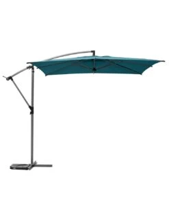 Parasol Déporté Carré Manoa 2.5x2.5 M - Acier Et Polyester - Bleu Canard 8 Parasol Déporté Carré Manoa 2.5x2.5 M - Acier Et Polyester - Bleu Canard -Petit Coin Vert Magasin parasol deporte carre manoa 25x25 m acier et polyester bleu canard 1