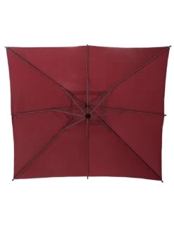 Parasol Déporté Carré Manoa 2.5x2.5 M - Acier Et Polyester - Bordeaux 13 Parasol Déporté Carré Manoa 2.5x2.5 M - Acier Et Polyester - Bordeaux -Petit Coin Vert Magasin parasol deporte carre manoa 25x25 m acier et polyester bordeaux 3