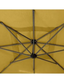 Parasol Déporté Carré Manoa 2.5x2.5 M - Acier Et Polyester - Moutarde 9 Parasol Déporté Carré Manoa 2.5x2.5 M - Acier Et Polyester - Moutarde -Petit Coin Vert Magasin parasol deporte carre manoa 25x25 m acier et polyester moutarde 2