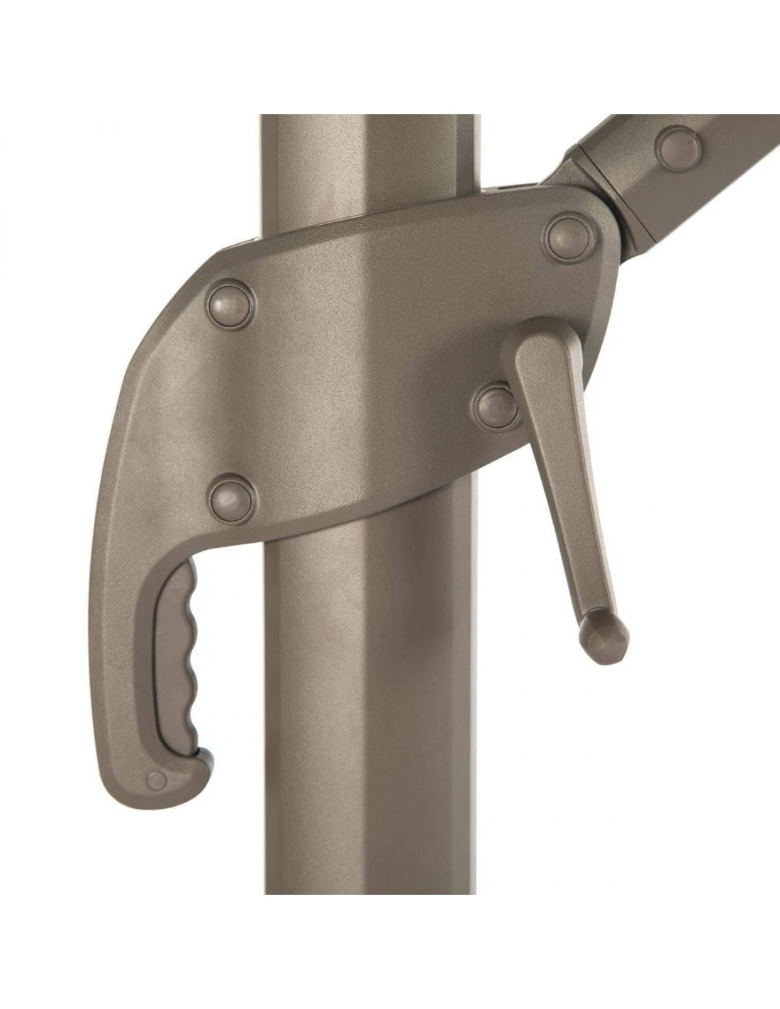 Parasol Déporté Éléa 3 X 4 M - Noisette / Tonka 7 Parasol Déporté Éléa 3 X 4 M - Noisette / Tonka – Image 5