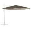 Parasol Déporté Eléa 4,2 X 3 M Hexagonal - Aluminium Et Toile Oléfine - Noisette