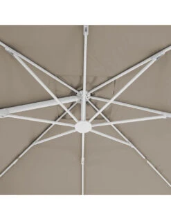 Parasol Déporté Eléa 4,2 X 3 M Hexagonal - Aluminium Et Toile Oléfine - Noisette 10 Parasol Déporté Eléa 4,2 X 3 M Hexagonal - Aluminium Et Toile Oléfine - Noisette -Petit Coin Vert Magasin parasol deporte elea 42 x 3 m hexagonal aluminium et toile olefine noisette 2