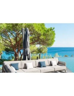 Parasol Déporté Eléa L.3 X P.4 M - Aluminium Et Toile Oléfine - Anthracite 15 Parasol Déporté Eléa L.3 X P.4 M - Aluminium Et Toile Oléfine - Anthracite -Petit Coin Vert Magasin parasol deporte elea l3 x p4 m aluminium et toile olefine anthracite 1