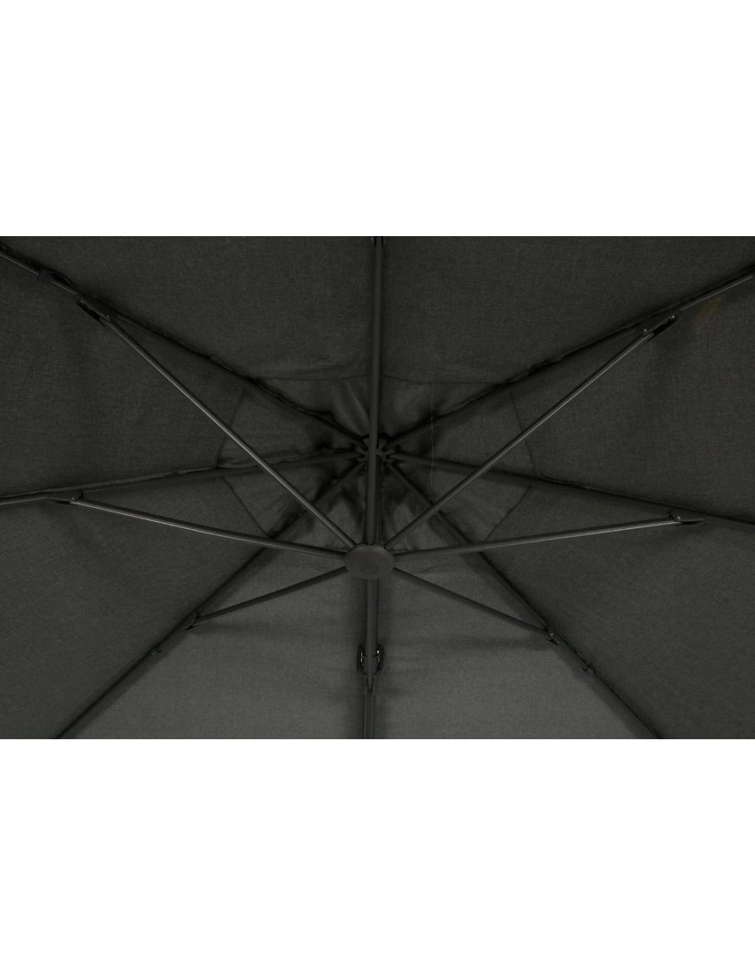 Parasol Déporté Eléa L.3 X P.4 M - Aluminium Et Toile Oléfine - Anthracite 7 Parasol Déporté Eléa L.3 X P.4 M - Aluminium Et Toile Oléfine - Anthracite – Image 5