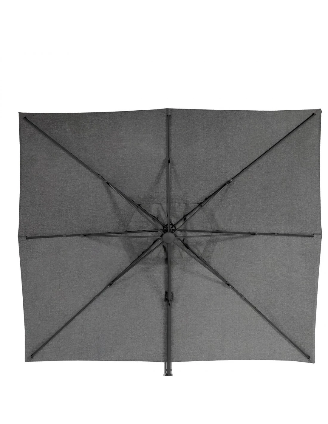 Parasol Déporté Eléa L.3 X P.4 M - Aluminium Et Toile Oléfine - Anthracite 12 Parasol Déporté Eléa L.3 X P.4 M - Aluminium Et Toile Oléfine - Anthracite – Image 10