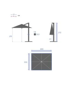 Parasol Déporté Eléa L.3 X P.4 M - Aluminium Et Toile Oléfine - Anthracite 23 Parasol Déporté Eléa L.3 X P.4 M - Aluminium Et Toile Oléfine - Anthracite -Petit Coin Vert Magasin parasol deporte elea l3 x p4 m aluminium et toile olefine anthracite 9
