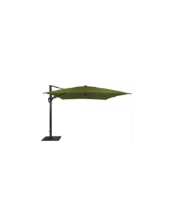 Parasol Déporté Elios Sunbrella - 3 X 3 M - Orientable - Green