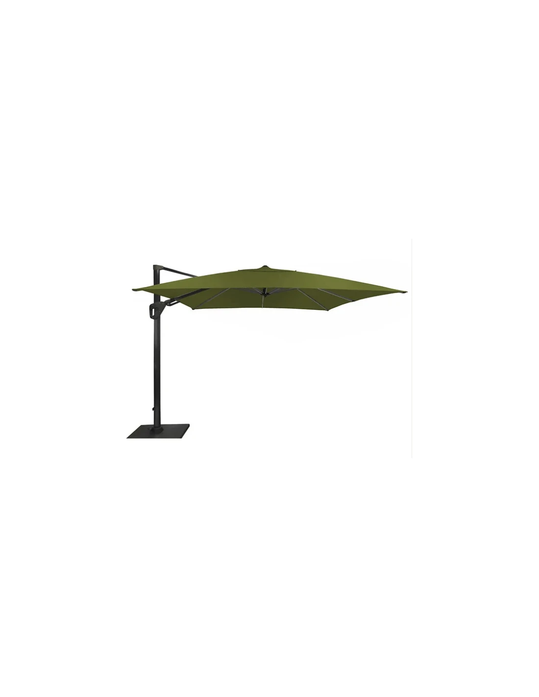 Parasol Déporté Elios Sunbrella - 3 X 3 M - Orientable - Green 3 Parasol Déporté Elios Sunbrella - 3 X 3 M - Orientable - Green