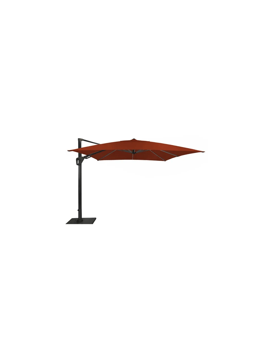 Parasol Déporté Elios Sunbrella - 3 X 3 M - Orientable - Sienne 3 Parasol Déporté Elios Sunbrella - 3 X 3 M - Orientable - Sienne