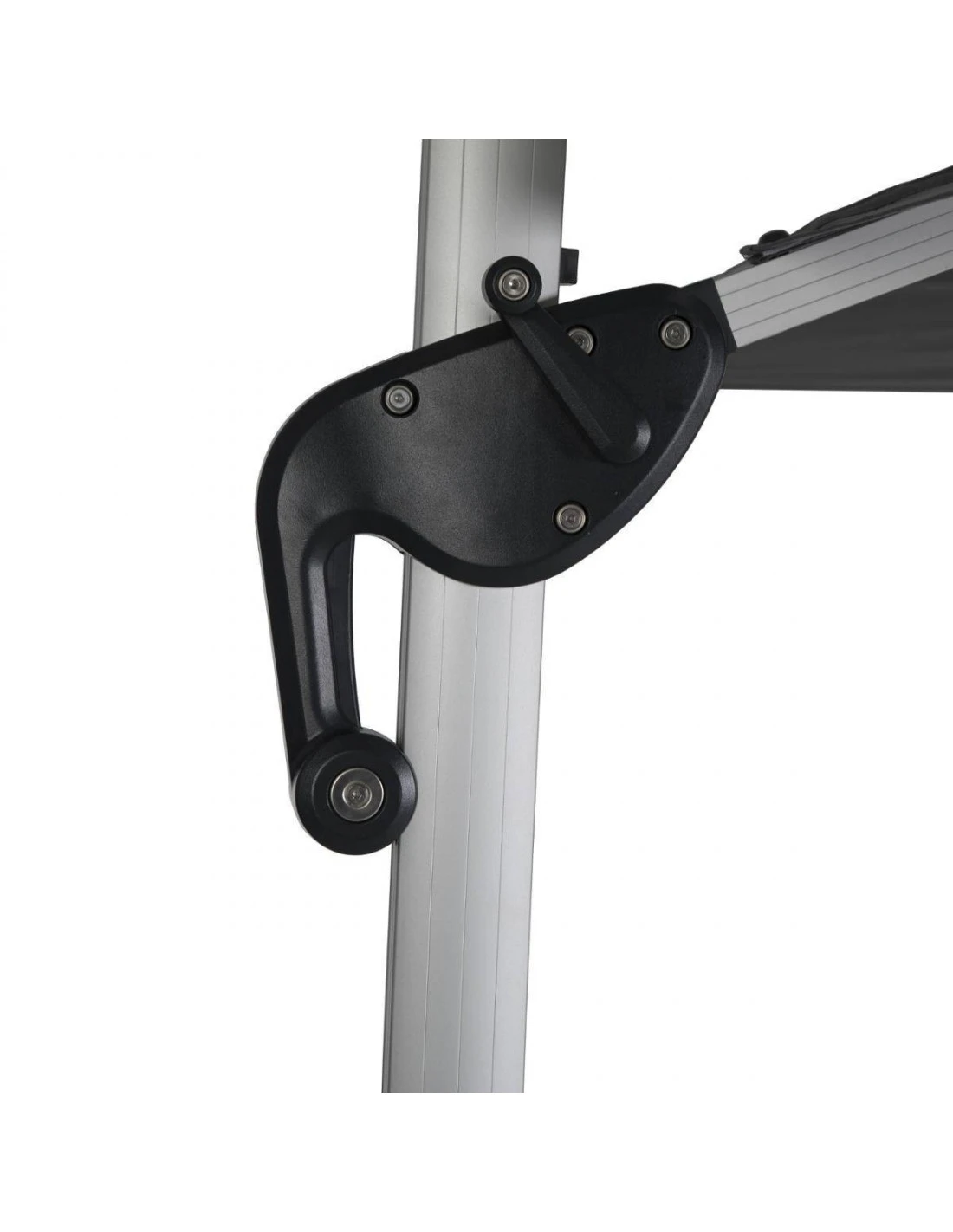 Parasol Déporté Équador 3x3 M Ardoise Avec LED 5 Parasol Déporté Équador 3x3 M Ardoise Avec LED – Image 3