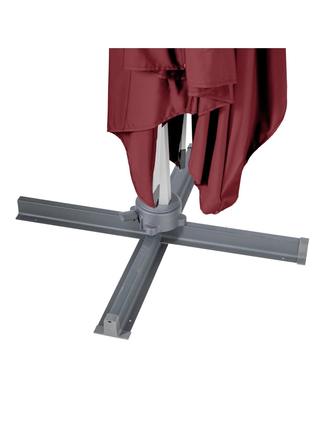 Parasol Déporté Équador 3x4 M - Bordeaux 7 Parasol Déporté Équador 3x4 M - Bordeaux – Image 5