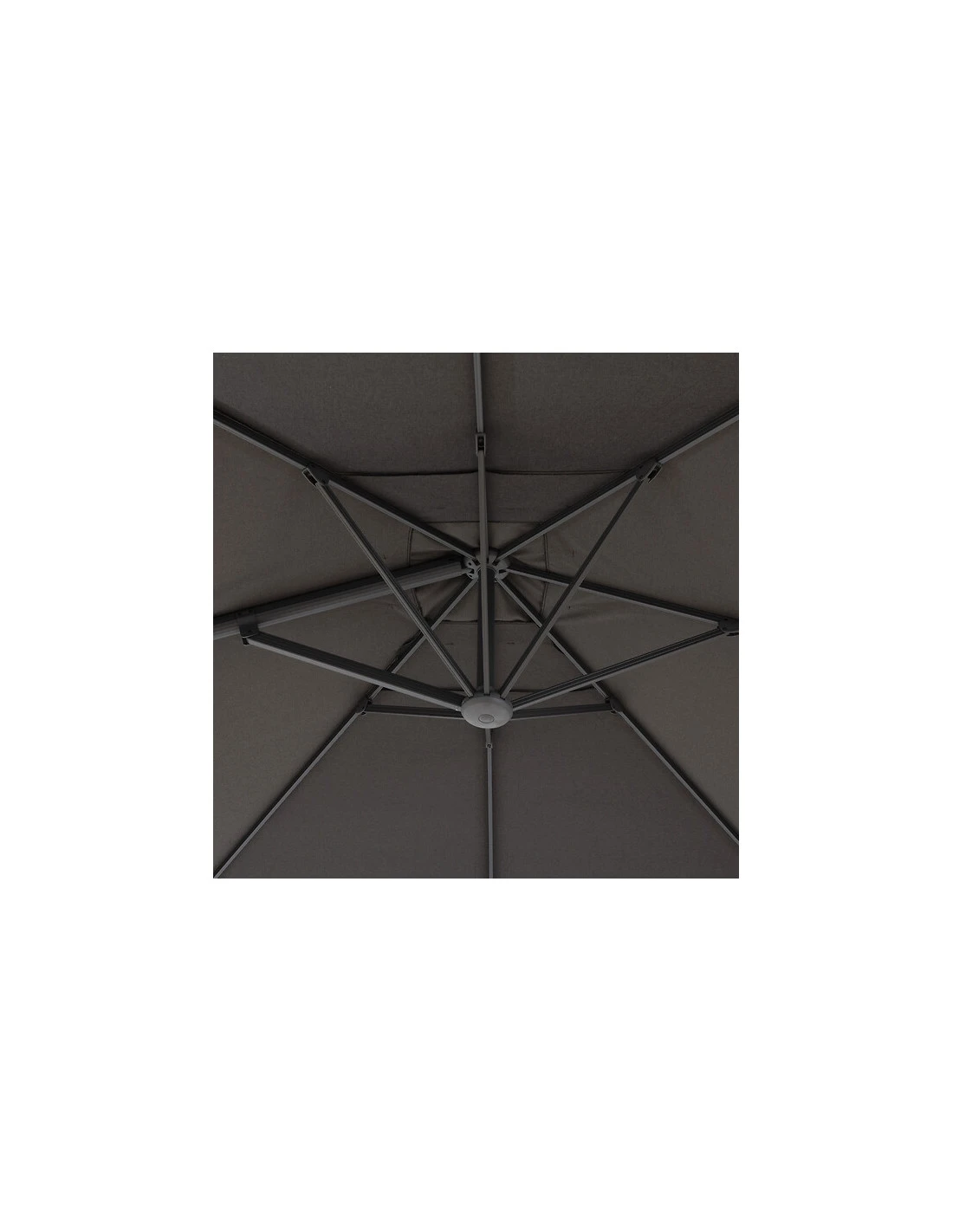 Parasol Déporté Galys 4 X 3 M - Aluminium Graphite 4 Parasol Déporté Galys 4 X 3 M - Aluminium Graphite – Image 2