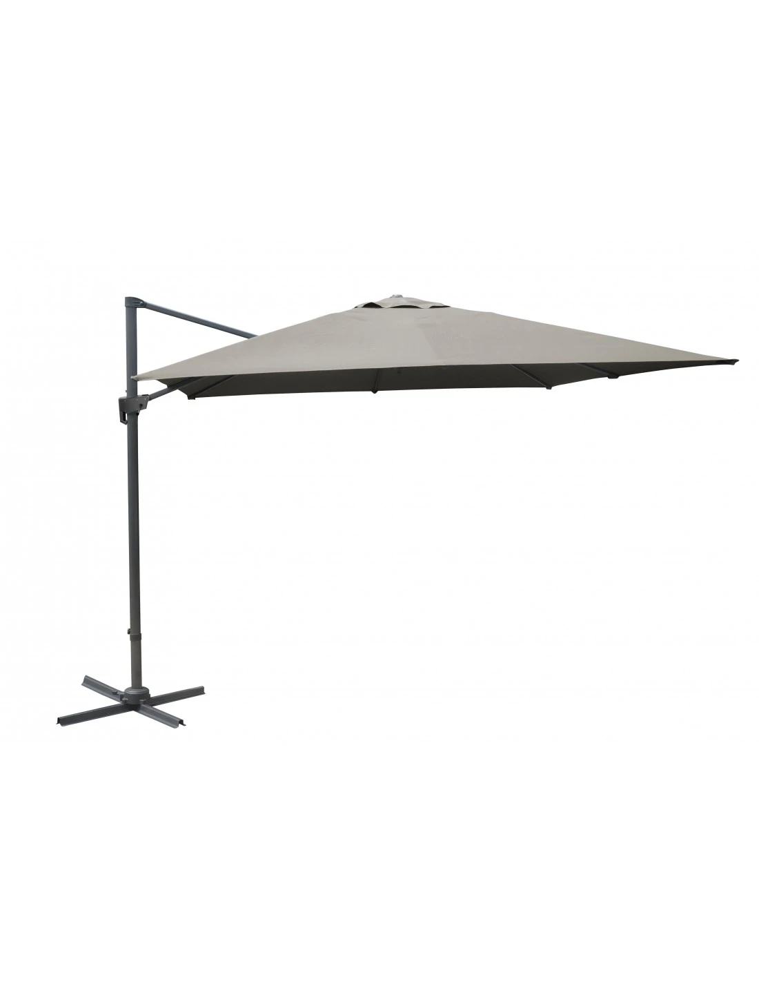 Parasol Déporté 3 X 4 M NH20 Inclinable Et Rotatif - Royal / Grey 3 Parasol Déporté 3 X 4 M NH20 Inclinable Et Rotatif - Royal / Grey