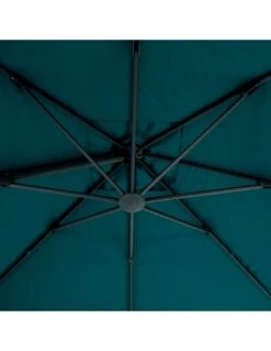 Parasol Déporté Hexagonal Éléa 3 X 4,2 M - Toile Polyester - Bleu Canard 11 Parasol Déporté Hexagonal Éléa 3 X 4,2 M - Toile Polyester - Bleu Canard -Petit Coin Vert Magasin parasol deporte hexagonal elea 3 x 42 m toile polyester bleu canard 2