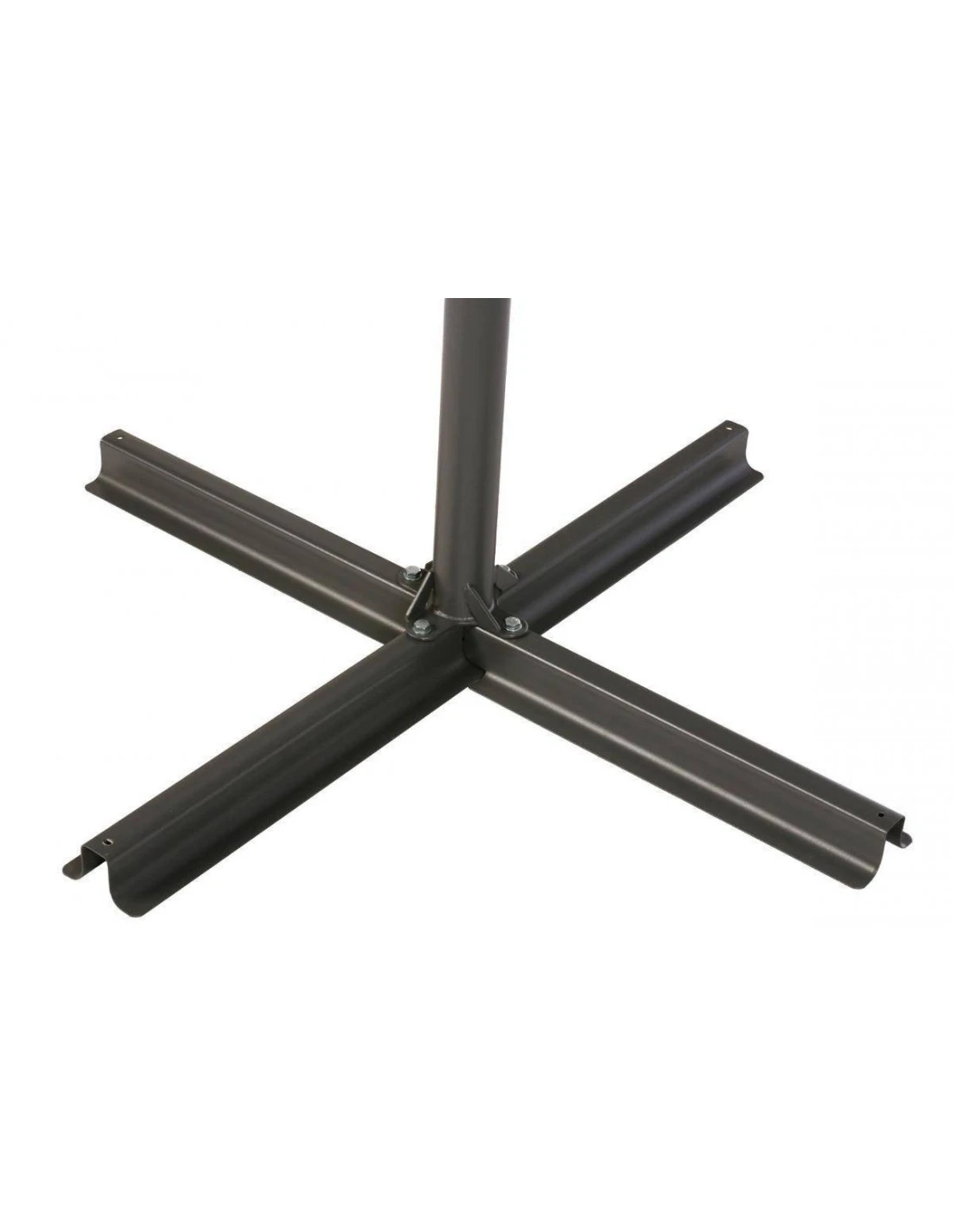 Parasol Déporté Janeiro Carré 2,5 X 2,5 M - Aluminium Et Toile Polyester - Taupe 6 Parasol Déporté Janeiro Carré 2,5 X 2,5 M - Aluminium Et Toile Polyester - Taupe – Image 4