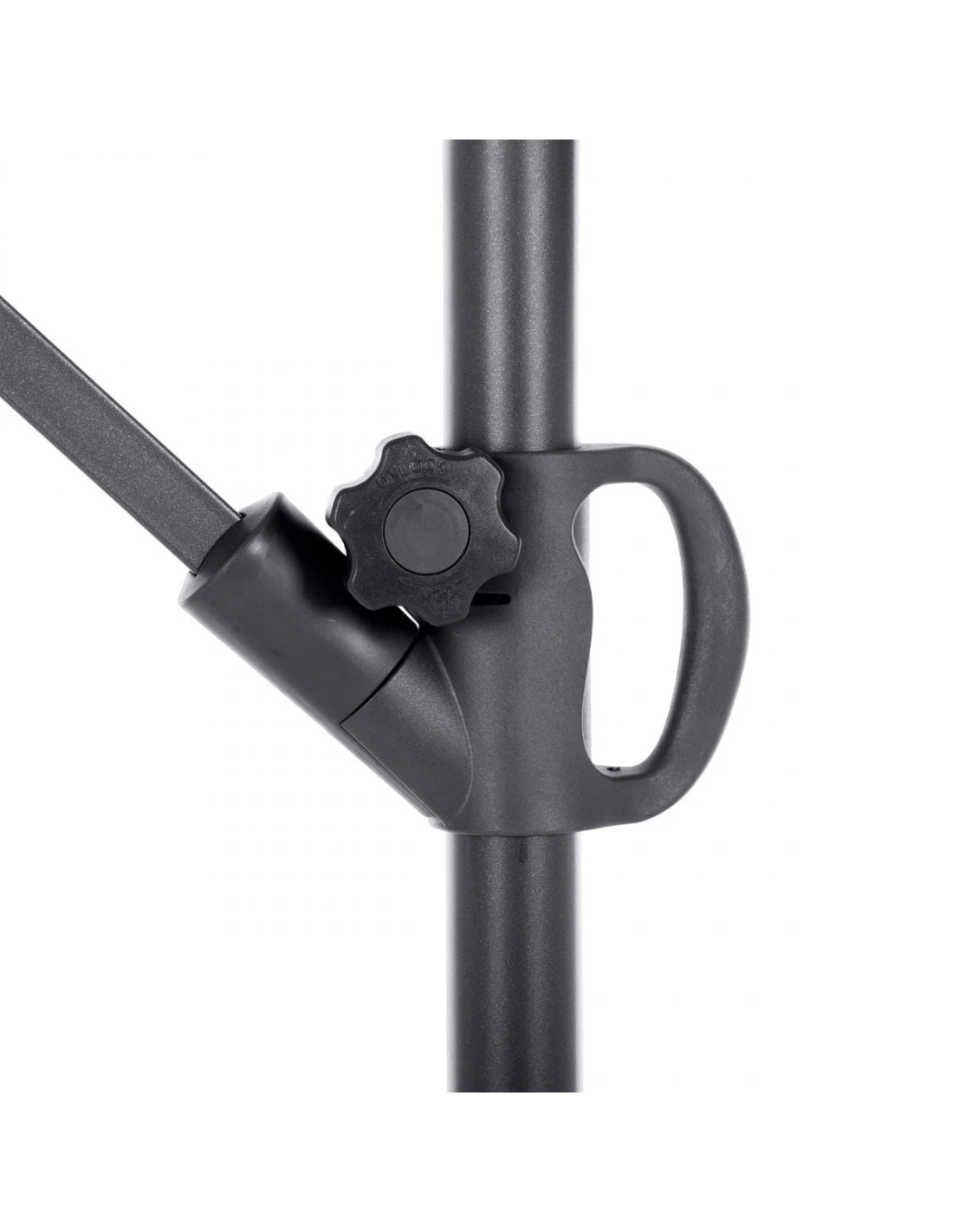 Parasol Déporté Janeiro Rond Ø3m - Aluminium Et Polyester 6 Parasol Déporté Janeiro Rond Ø3m - Aluminium Et Polyester – Image 4