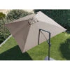 Parasol Déporté NH20 3x3 M En Aluminium Orientable, Inclinable Et Rotatif - Taupe 2 Parasol Déporté NH20 3x3 M En Aluminium Orientable, Inclinable Et Rotatif - Taupe -Petit Coin Vert Magasin parasol deporte nh 3x3 m orientable et inclinable proloisirs