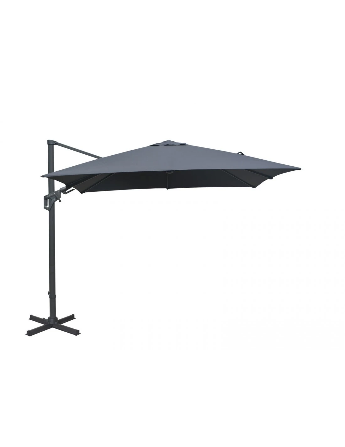 Parasol Déporté NH20 3x3 M En Aluminium Orientable, Inclinable Et Rotatif - Gris 3 Parasol Déporté NH20 3x3 M En Aluminium Orientable, Inclinable Et Rotatif - Gris