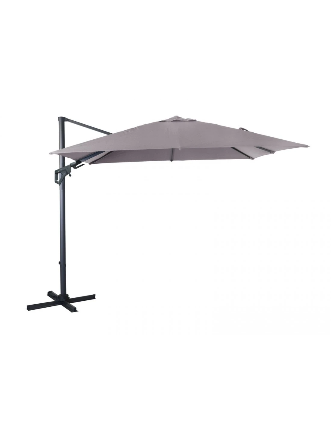 Parasol Déporté NH20 3x3 M En Aluminium Orientable, Inclinable Et Rotatif - Ecru 3 Parasol Déporté NH20 3x3 M En Aluminium Orientable, Inclinable Et Rotatif - Ecru