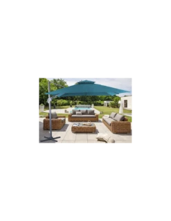 Parasol Déporté NH BIO 3x3 M - Orientable Et Inclinable - Bleu 8 Parasol Déporté NH BIO 3x3 M - Orientable Et Inclinable - Bleu -Petit Coin Vert Magasin parasol deporte nh bio 3x3 m orientable et inclinable proloisirs 9