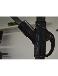 Parasol Déporté Ø 300 Cm En Aluminium Et Toile Polyester - Gris 10 Parasol Déporté Ø 300 Cm En Aluminium Et Toile Polyester - Gris -Petit Coin Vert Magasin parasol deporte o 300 cm aluminium et toile polyester proloisirs 13