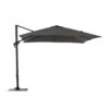 Parasol Déporté Roma 3 X 3 M - Aluminium Et Polyester - Inclinable Et Orientable - Grey / Gris 2 Parasol Déporté Roma 3 X 3 M - Aluminium Et Polyester - Inclinable Et Orientable - Grey / Gris -Petit Coin Vert Magasin parasol deporte roma 3 x 3 m aluminium et polyester inclinable et orientable 2