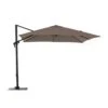 Parasol Déporté Roma 3 X 4 M En Aluminium - Grey / Taupe 1 Parasol Déporté Roma 3 X 4 M En Aluminium - Grey / Taupe -Petit Coin Vert Magasin parasol deporte roma 3 x 4 m aluminium proloisirs