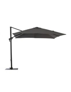 Parasol Déporté Roma 3 X 4 M En Aluminium - Grey / Gris