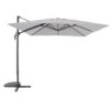 Parasol Déporté Samos En Aluminium 2.5 X 2.5 M - Gris Clair 1 Parasol Déporté Samos En Aluminium 2.5 X 2.5 M - Gris Clair -Petit Coin Vert Magasin parasol deporte samos en aluminium 25 x 25 m