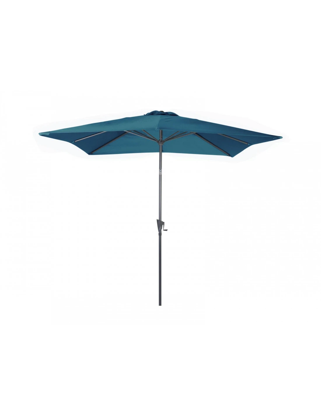 Parasol En Aluminium Droit 2.5 X 2.5 Inclinable à Manivelle - Bleu 3 Parasol En Aluminium Droit 2.5 X 2.5 Inclinable à Manivelle - Bleu