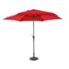 Parasol Droit à Manivelle Rond Ø 3m - Rouge -Petit Coin Vert Magasin parasol droit a manivelle rond o 3m coloris au choix 6