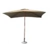 Parasol Droit Bois 3x4m Ouverture à Poulie - 3 Coloris - Taupe 2 Parasol Droit Bois 3x4m Ouverture à Poulie - 3 Coloris - Taupe -Petit Coin Vert Magasin parasol droit bois 3x4m ouverture a poulie proloisirs