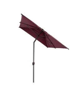 Parasol Droit Loompa Rectangulaire 2 X 3 M à Manivelle - Bordeaux -Petit Coin Vert Magasin parasol droit loompa rectangulaire 2 x 3 m a manivelle bordeaux 2