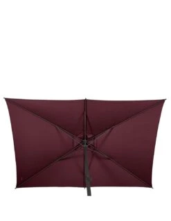 Parasol Droit Loompa Rectangulaire 2 X 3 M à Manivelle - Bordeaux -Petit Coin Vert Magasin parasol droit loompa rectangulaire 2 x 3 m a manivelle bordeaux 3