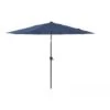 Parasol Droit ø 350 Cm En Aluminium Grey à Manivelle - Bleu 2 Parasol Droit ø 350 Cm En Aluminium Grey à Manivelle - Bleu -Petit Coin Vert Magasin parasol droit o 350 cm aluminium grey manivelle proloisirs