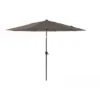 Parasol Droit ø 350 Cm En Aluminium Grey à Manivelle - Taupe 1 Parasol Droit ø 350 Cm En Aluminium Grey à Manivelle - Taupe -Petit Coin Vert Magasin parasol droit o 350 cm aluminium grey manivelle proloisirs 2