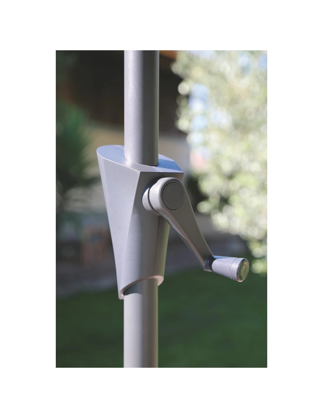 Parasol Droit Pagode D.3m Coloris Au Choix - Argile 4 Parasol Droit Pagode D.3m Coloris Au Choix - Argile – Image 2