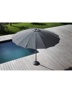 Parasol Droit Pagode D.3m Coloris Au Choix - Taupe 7 Parasol Droit Pagode D.3m Coloris Au Choix - Taupe -Petit Coin Vert Magasin parasol droit pagode d3m coloris au choix proloisirs 5
