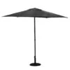 Parasol Droit Rond Soya Ø2.7m - Acier Et Polyester - Ardoise -Petit Coin Vert Magasin parasol droit rond soya o27m acier et polyester ardoise