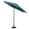 Parasol Droit Rond Soya Ø2.7m - Acier Et Polyester - Bleu Canard -Petit Coin Vert Magasin parasol droit rond soya o27m acier et polyester bleu canard