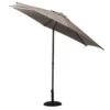Parasol Droit Rond Soya Ø2.7m - Acier Et Polyester - Taupe 1 Parasol Droit Rond Soya Ø2.7m - Acier Et Polyester - Taupe -Petit Coin Vert Magasin parasol droit rond soya o27m acier et polyester taupe