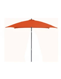 Parasol En Aluminium Droit 2.5x5.5 Inclinable Ă Manivelle - Curry