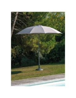 Parasol Rond 270/ 10 Baleines Fibre De Verre Coloris Au Choix - Gris 6 Parasol Rond 270/ 10 Baleines Fibre De Verre Coloris Au Choix - Gris -Petit Coin Vert Magasin parasol rond 270 10 baleines fibre de verre coloris au choix proloisirs 5